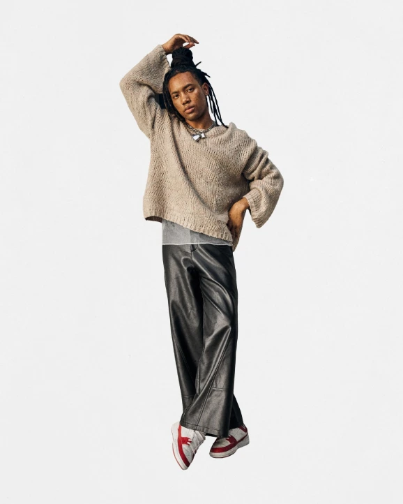 Loptel campaign portrait with bold fashion styling